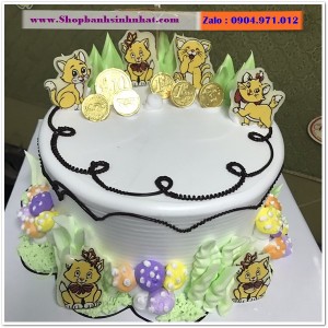 Bánh Sinh Nhật Con Mèo Tuổi Mão - A32